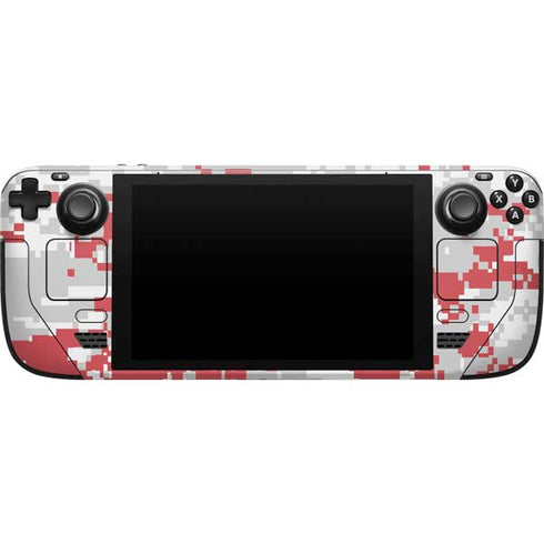 NBA Chicago Bulls Digi Camo Steam Deck Handheld Gaming Computer Skin