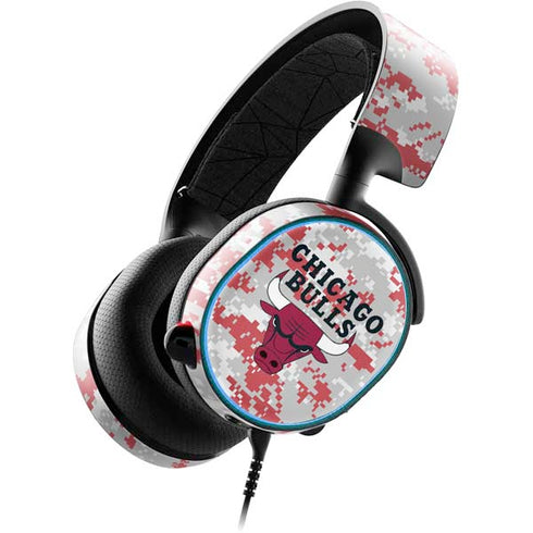 NBA Chicago Bulls Digi Camo SteelSeries Arctis 3 Skin