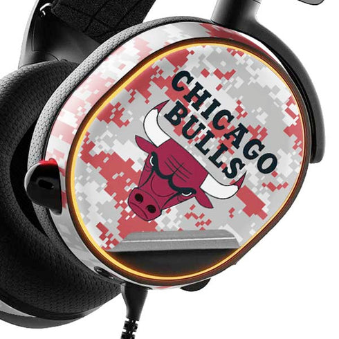 NBA Chicago Bulls Digi Camo SteelSeries Arctis 3 Skin