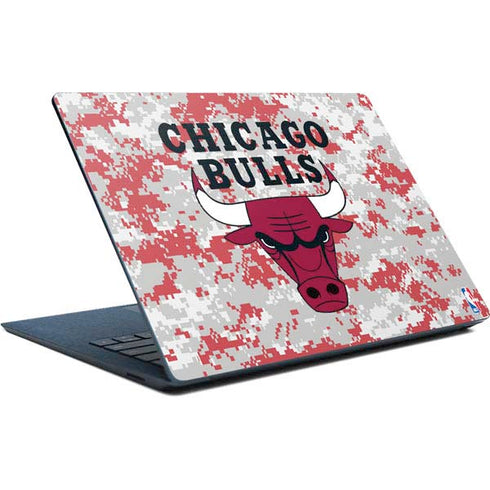 NBA Chicago Bulls Digi Camo Surface Laptop Skin