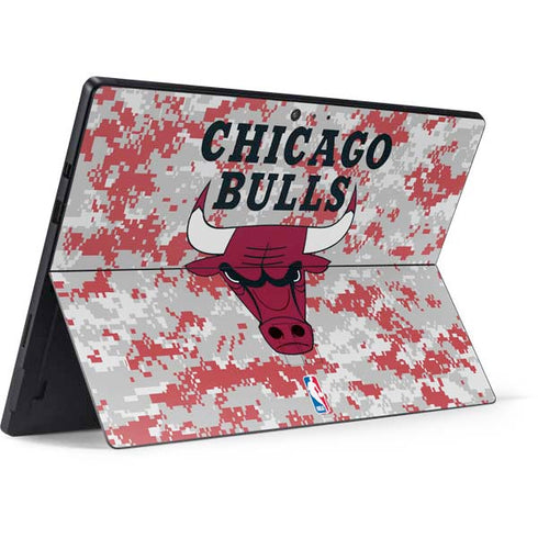 NBA Chicago Bulls Digi Camo Surface Pro 6 Skin