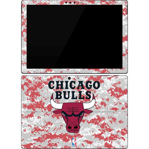 NBA Chicago Bulls Digi Camo Surface Pro 7 Skin