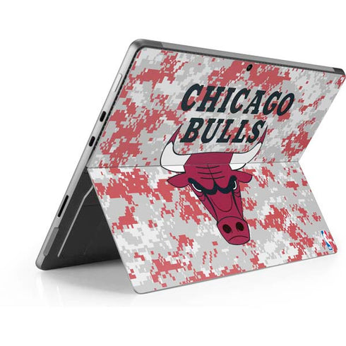 NBA Chicago Bulls Digi Camo Surface Pro 8 Skin
