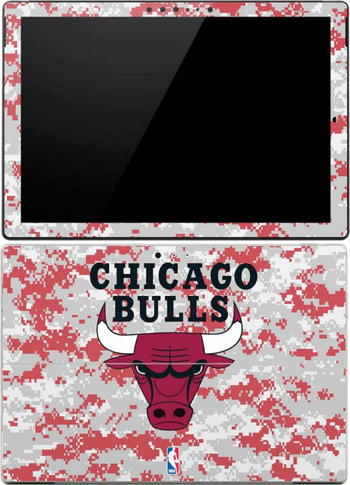 NBA Chicago Bulls Digi Camo Surface Pro (2017) Skin