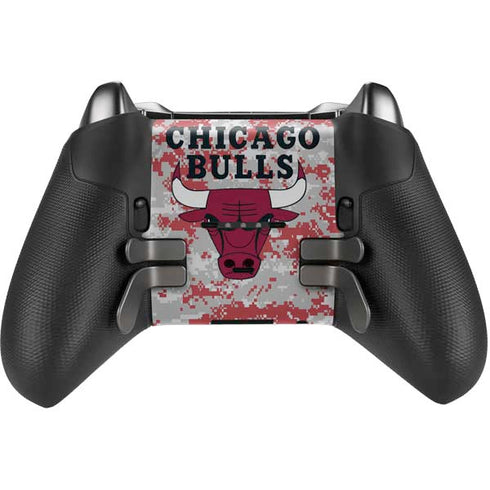 NBA Chicago Bulls Digi Camo Xbox Elite Wireless Controller Series 2 Skin