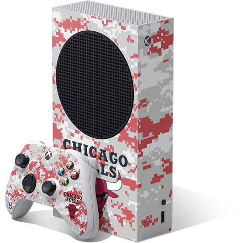 NBA Chicago Bulls Digi Camo Xbox Series S Bundle Skin