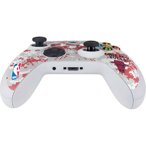 NBA Chicago Bulls Digi Camo Xbox Series S Controller Skin