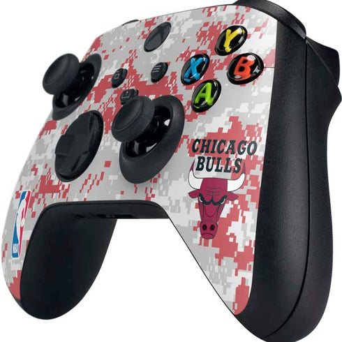 NBA Chicago Bulls Digi Camo Xbox Series X Controller Skin