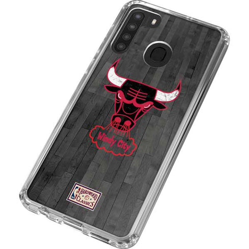 NBA Chicago Bulls Hardwood Classics Galaxy A21 Clear Case
