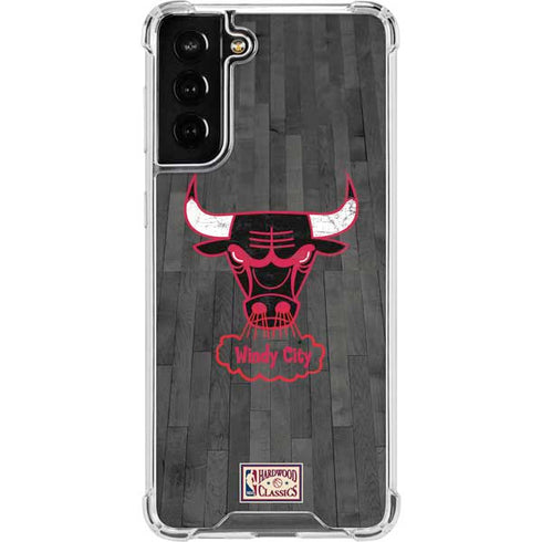 NBA Chicago Bulls Hardwood Classics Galaxy S21 FE Clear Case
