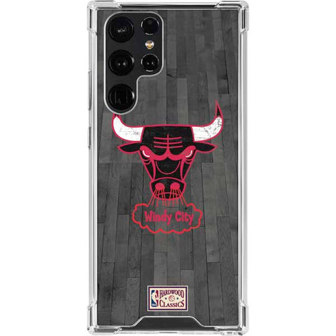 NBA Chicago Bulls Hardwood Classics Galaxy S24 Ultra Clear Case