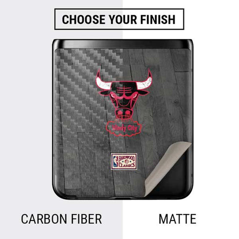 NBA Chicago Bulls Hardwood Classics Galaxy Z Flip Skin