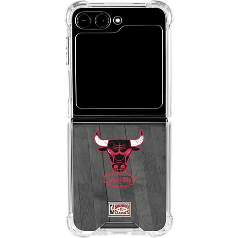 NBA Chicago Bulls Hardwood Classics Galaxy Z Flip5 5G Clear Case