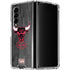 NBA Chicago Bulls Hardwood Classics Galaxy Z Fold4 5G Clear Case