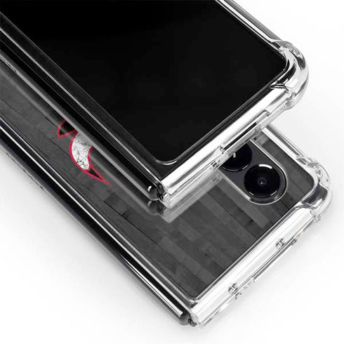 NBA Chicago Bulls Hardwood Classics Galaxy Z Fold4 5G Clear Case