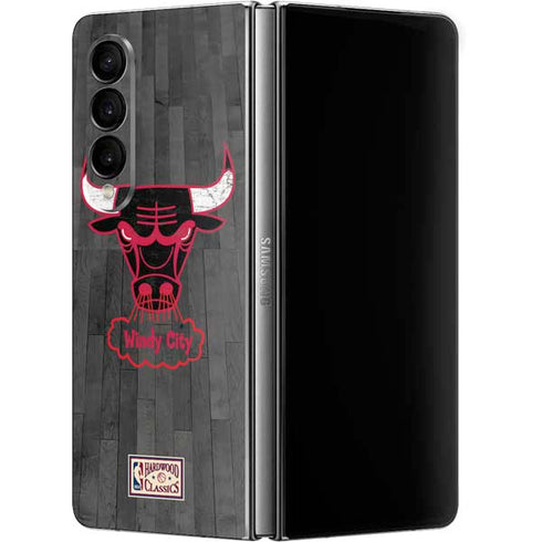 NBA Chicago Bulls Hardwood Classics Galaxy Z Fold4 5G Skin