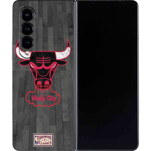 NBA Chicago Bulls Hardwood Classics Galaxy Z Fold4 5G Skin