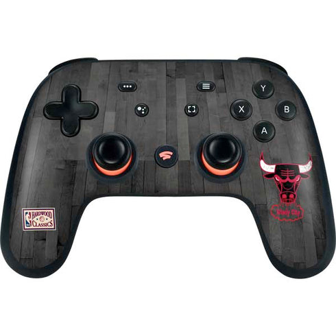 NBA Chicago Bulls Hardwood Classics Google Stadia Controller Skin
