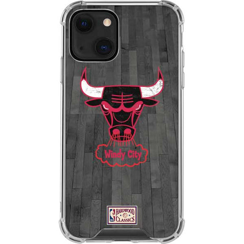 NBA Chicago Bulls Hardwood Classics iPhone 14 Clear Case