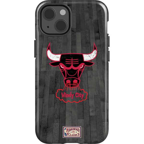 NBA Chicago Bulls Hardwood Classics iPhone 15 Impact Case