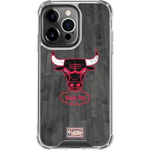 NBA Chicago Bulls Hardwood Classics iPhone 14 Pro Clear Case
