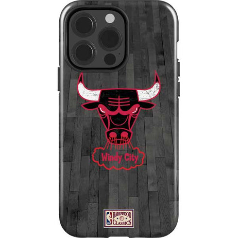 NBA Chicago Bulls Hardwood Classics iPhone 15 Pro Impact Case