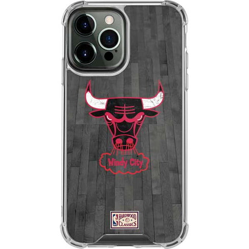 NBA Chicago Bulls Hardwood Classics iPhone 14 Pro Max Clear Case