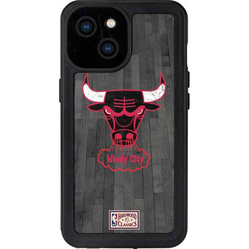 NBA Chicago Bulls Hardwood Classics iPhone 15 Waterproof Case