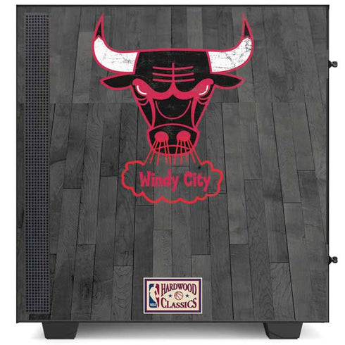 NBA Chicago Bulls Hardwood Classics NZXT H510 Compact ATX Mid-Tower Case Skin