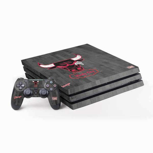 NBA Chicago Bulls Hardwood Classics PS4 Pro Bundle Skin