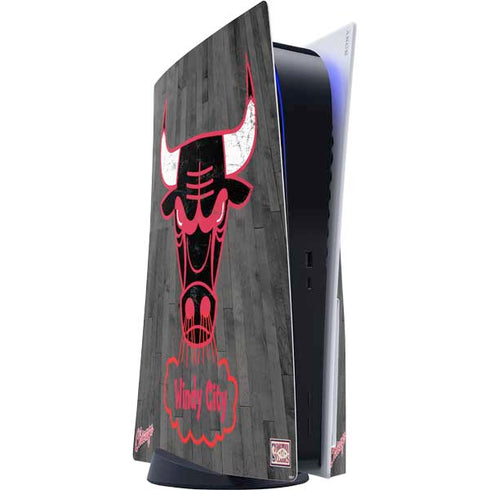 NBA Chicago Bulls Hardwood Classics PS5 Console Skin