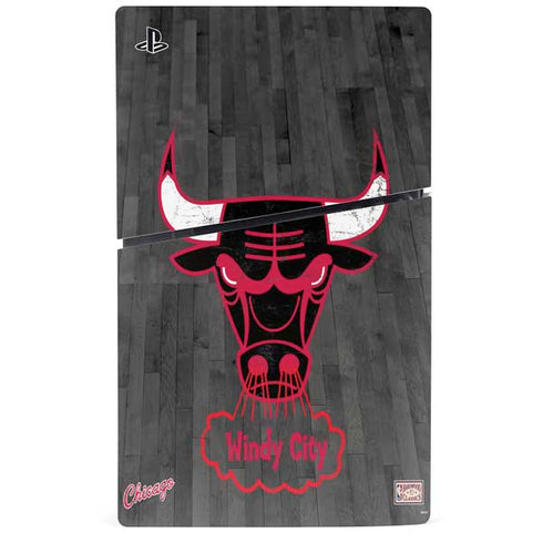 NBA Chicago Bulls Hardwood Classics PS5 Slim Digital Edition Console Skin