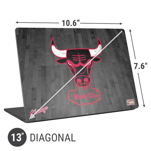 NBA Chicago Bulls Hardwood Classics Universal Laptop 13in (10.6 x 7.6in) Skin