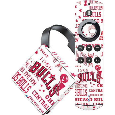 NBA Chicago Bulls Historic Blast Amazon Fire TV Skin