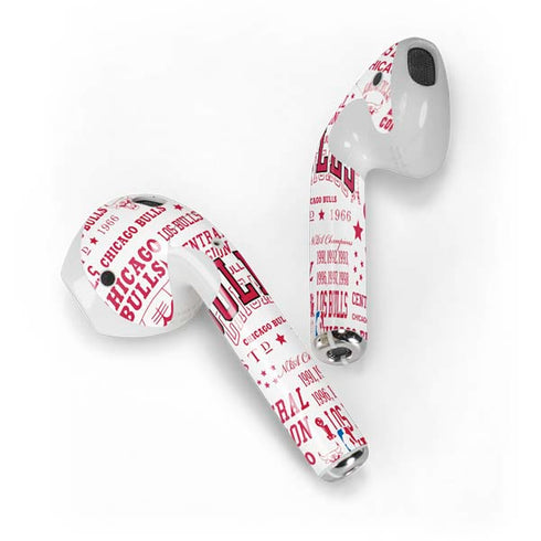 NBA Chicago Bulls Historic Blast Apple AirPods Skin