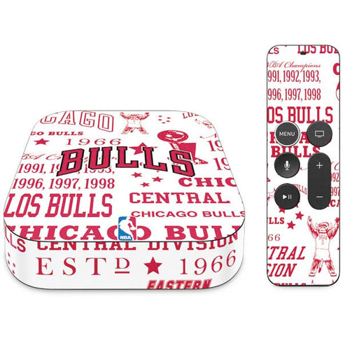 NBA Chicago Bulls Historic Blast Apple TV Skin