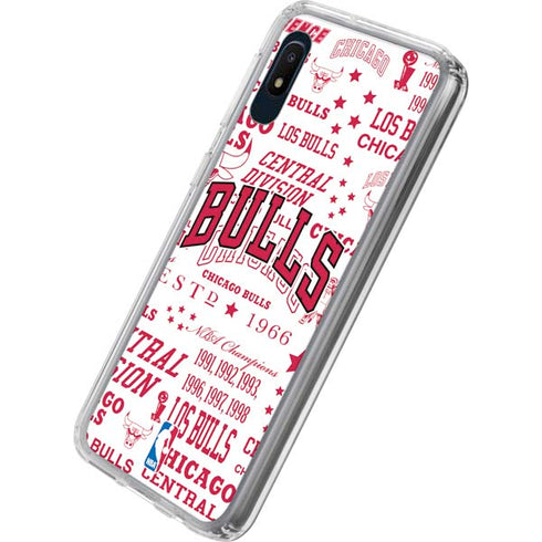 NBA Chicago Bulls Historic Blast Galaxy A10e Clear Case