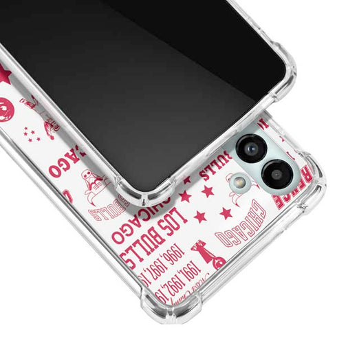 NBA Chicago Bulls Historic Blast Galaxy A13 5G Clear Case