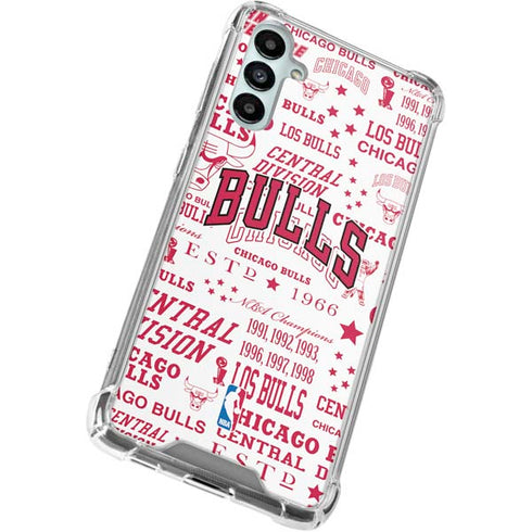 NBA Chicago Bulls Historic Blast Galaxy A15 5G Clear Case