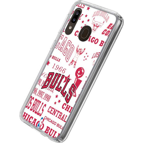 NBA Chicago Bulls Historic Blast Galaxy A20 Clear Case