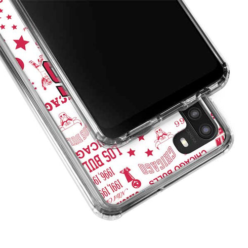 NBA Chicago Bulls Historic Blast Galaxy A21 Clear Case