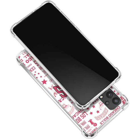 NBA Chicago Bulls Historic Blast Galaxy A32 5G Clear Case