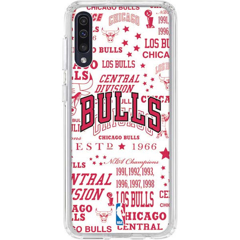 NBA Chicago Bulls Historic Blast Galaxy A50 Clear Case