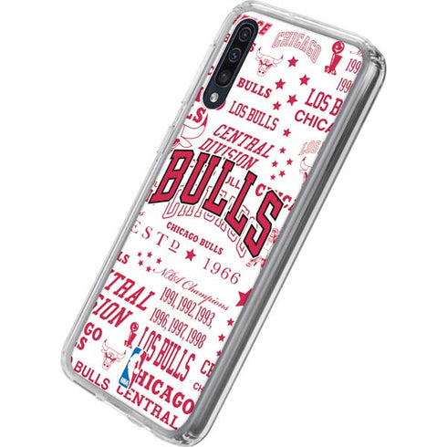NBA Chicago Bulls Historic Blast Galaxy A50 Clear Case