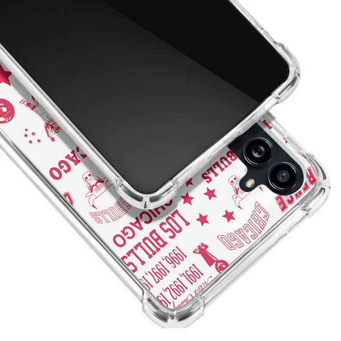 NBA Chicago Bulls Historic Blast Galaxy A54 5G Clear Case