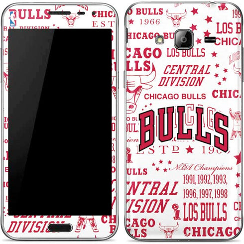NBA Chicago Bulls Historic Blast Galaxy J3 Skin