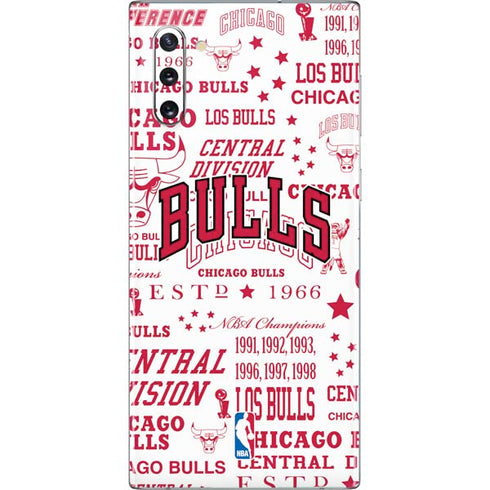 NBA Chicago Bulls Historic Blast Galaxy Note 10 Skin