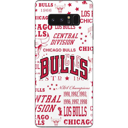 NBA Chicago Bulls Historic Blast Galaxy Note 8 Skin
