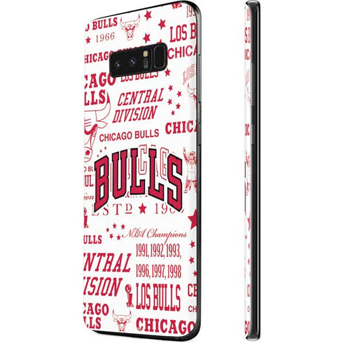 NBA Chicago Bulls Historic Blast Galaxy Note 8 Skin