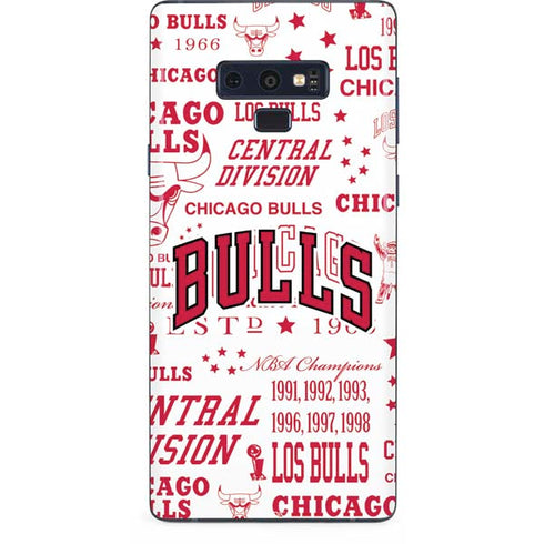 NBA Chicago Bulls Historic Blast Galaxy Note 9 Skin